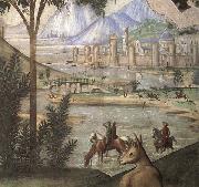 Domenicho Ghirlandaio Details of  Stigmatisation des Hl.Franziskus painting